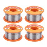 Qiilu soudure détain 4pcs fil de noyau de soudure étain flux soudure soudure haute pureté bobine sans ... Qiilu soudure détain 4pcs fil de noyau de soudure étain flux soudure soudure haute pureté bobine sans ...