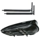 Qls support de toit pour coffre de toit support mural pour bote de rangement pour skis amortisseur en ...