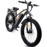 Qnq v�lo �lectrique 26 pneus gras 48v 15ah 80km shimano 7v double amortisseur