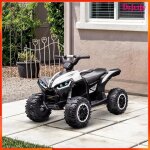 Quad buggy �lectrique enfant - akozon - 8455 - 12 v 6 km / h - phares led et klaxon - 3 - 5 ans
