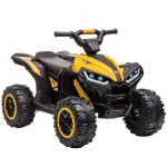 Quad electrique pour enfants 12 v 45 ah voiture pour enfants de 3 - 8 ans jaune