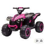 Quad lectrique enfants 12v - xc - sport - tlcommande - 2  5 ans - rose