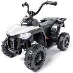 Quad �lectrique pour enfant alcyone 6v blanc - ataa - grande stabilit� et roues robustes