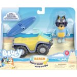 Quad de plage bluey avec figurine bandit et accessoires - bluey Quad de plage bluey avec figurine bandit et accessoires - bluey