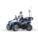 Quad police avec policière et accessoires Quad police avec policière et accessoires