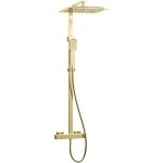 Quartos colonne de douche or brossé avec thermostatique 300 essebagno Quartos colonne de douche or brossé avec thermostatique 300 essebagno