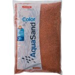 Sable et quartz - animal valley - aquasand - couleur orange - 5 kg - d�coration aquarium