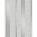 Papier peint - fine decor - quartz - argent / gris - vinyle textur� - 10m x 52cm