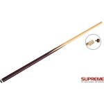 Queue de billard standard 145 cm 1pc - supreme - queue monobloc en ramin - virole laiton - embout viss ...