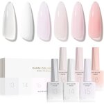 Quick builder uv nail gel natural colour white transparent pink purple uv nail varnish semi permanent ...