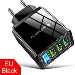 Quick charge 3. 0 chargeur secteur avec led 4 ports de charge usb Quick charge 3. 0 chargeur secteur avec led 4 ports de charge usb