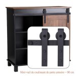 Quincaillerie - systeme coulissant - rail de coulissante de la porte de grange - porte tv porte armoire ...