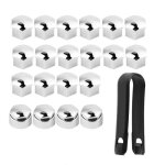 Qutianshop neufu 20pcs 17mm crou cache boulon de roue montage universel pour audi