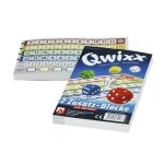 Jeu de ds - qwixx - zusatzblcke (2 stck) - blocs supplmentaires pour prolonger le plaisir de jouer ...