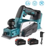 Raboteuse �lectrique sans fil 15�000 tr / min largeur de rabotage 82 mm convient pour le travail du bois ...
