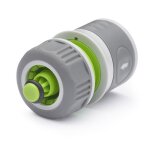 Raccord aqua stop pour tuyau darrosage �15 mm bi mati�re raccordement automatique aroz