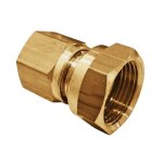 Raccord bicone gaz nf femelle 20x150 pour cuivre 8 mm