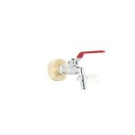 Raccord cuve eau - laiton - s60x6 - robinet chrom� 15 mm - compatible embout gardena