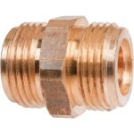 Raccord gaz - � visser - m�le 15 x 21 / m�le bouteille