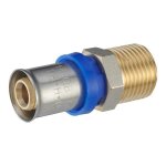 Raccord multicouche  sertir multi profils 20 - mle 15x21 nt noyon & thiebault - laiton - agrment ...