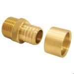 Raccord per coulissant boutte 15x21 20x27 laiton