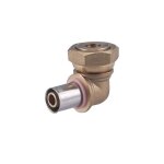 Raccord per � sertir coude �12 - femelle tournant 15x21 noyon & thiebault