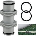 Raccord piscine 38mm connecteur de tuyau pour � 38 mm adaptateur pour pompe intex coleman (1 pcs )
