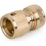 Raccord rapide - laiton - 3 / 4 - durable - pour tuyau darrosage 19 mm - id�al jardinage