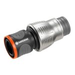 Raccord rapide premium gardena pour tuyau �19mm avec fixation 1 clic et technologie power grip - garantie ...