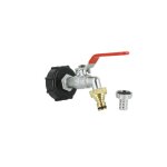 Raccord s60x6 - laiton chromé - 15 mm - nez de robinet 20x27 mm - usage eau - arrosage de jardin Raccord s60x6 - laiton chromé - 15 mm - nez de robinet 20x27 mm - usage eau - arrosage de jardin