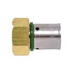 Raccord  sertir pour per droit crou libre 16 15x21