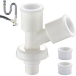 Raccord de tuyau de vidange raccord de tuyau de machine � laver adaptateur de raccordement de plomberie ...