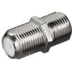 Raccord tv - sat fiche - f femelle - femelle m�tallique