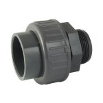 Raccord union 3 pi�ces femelle / male en pvc - � a: 50mm � b: 2 - � a: 50mm � b: 2