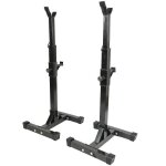 Rack de rangement pour haltres ouistore capacit 200 kg en acier noir 105 - 160cm