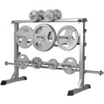 Rack de rangement pour poids et haltères 30 / 31mm - argenté gs003 Rack de rangement pour poids et haltères 30 / 31mm - argenté gs003