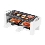 Raclette 2 personnes - little balance - meuuuh. . . ! - blanche - 350w