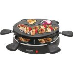 Raclette / grill - camry - cr 6606 - 1200 watt - noir - 6 personnes