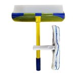 Raclette de nettoyage de vitres avec r�servoir deau int�gr� outil de nettoyage de vitres avec bac de ...