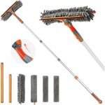 Raclette vitre professionnel 2 - en - 1 lave vitre telescopique nettoyeur vitre 162 cm pour maison kit ...