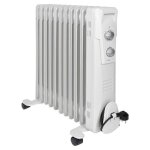 Radiateur bain dhuile 11r 2300w clatronic clatronic ra 3737 blanc