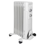 Radiateur � bain dhuile - clatronic - ra 3735 - 1500w - 3 niveaux de puissance - blanc