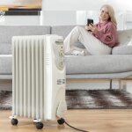Radiateur bain d huile 9 modules calorifiques - thermostat