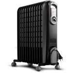 Radiateur bain dhuille vento delonghi - 2500w - 3 allures de chauffe - technologie real energy - effet ...
