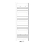 Radiateur chauffage s�che serviettes bain centre blanc de c�t� droit 400x1200 mm