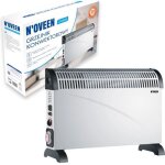 Radiateur convecteur lectrique - n?oveen - ch6000 - 3 niveaux de puissance - turbo fan - minuterie 24 ...