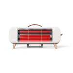 Radiateur dappoint �lectrique - zor� - 350w - chauffage infrarouge � tube de quartz