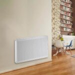 Radiateur eau chaude - de dietrich - 22ihr - acier blanc - l1100xh700 - 2046w