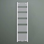 Radiateur à eau chaude mural mai & mai - blanc - 50x180 cm - acier inoxydable Radiateur à eau chaude mural mai & mai - blanc - 50x180 cm - acier inoxydable