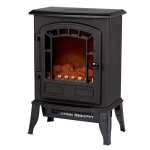 Radiateur lectrique classic fire torino - effet chemine 2000 w - noir